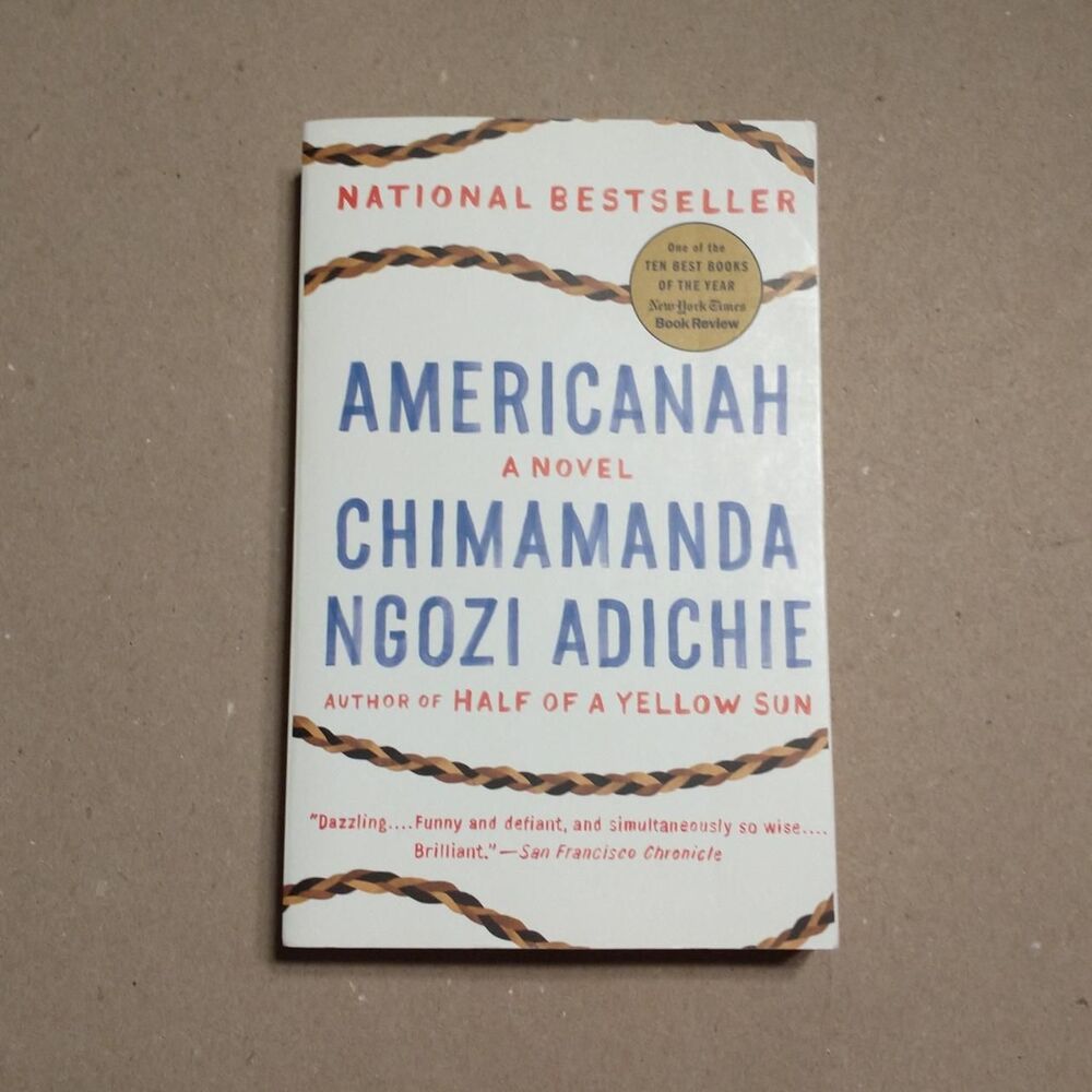Americanah by Chimimanda Ngozi Adichie.